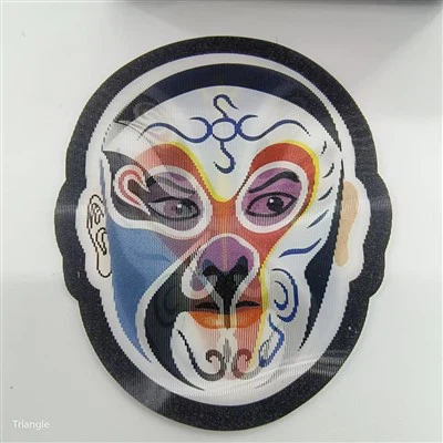 3D silikona lentikulārā siltuma pārneses etiķetes